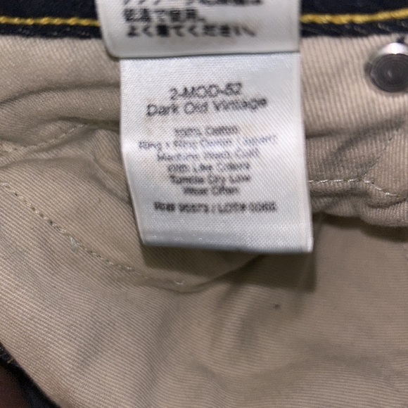 NWT  famous maker DENIM PAPER CLOTH brand jeans tags on sz 24  dark old vintage - Picture 5 of 6